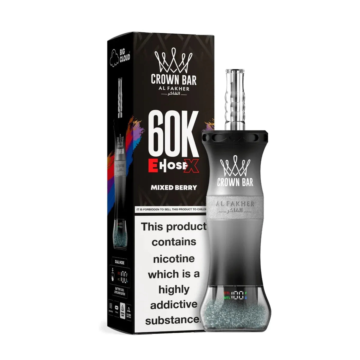 Al Fakher Crown CloudX (60000 Puffs)